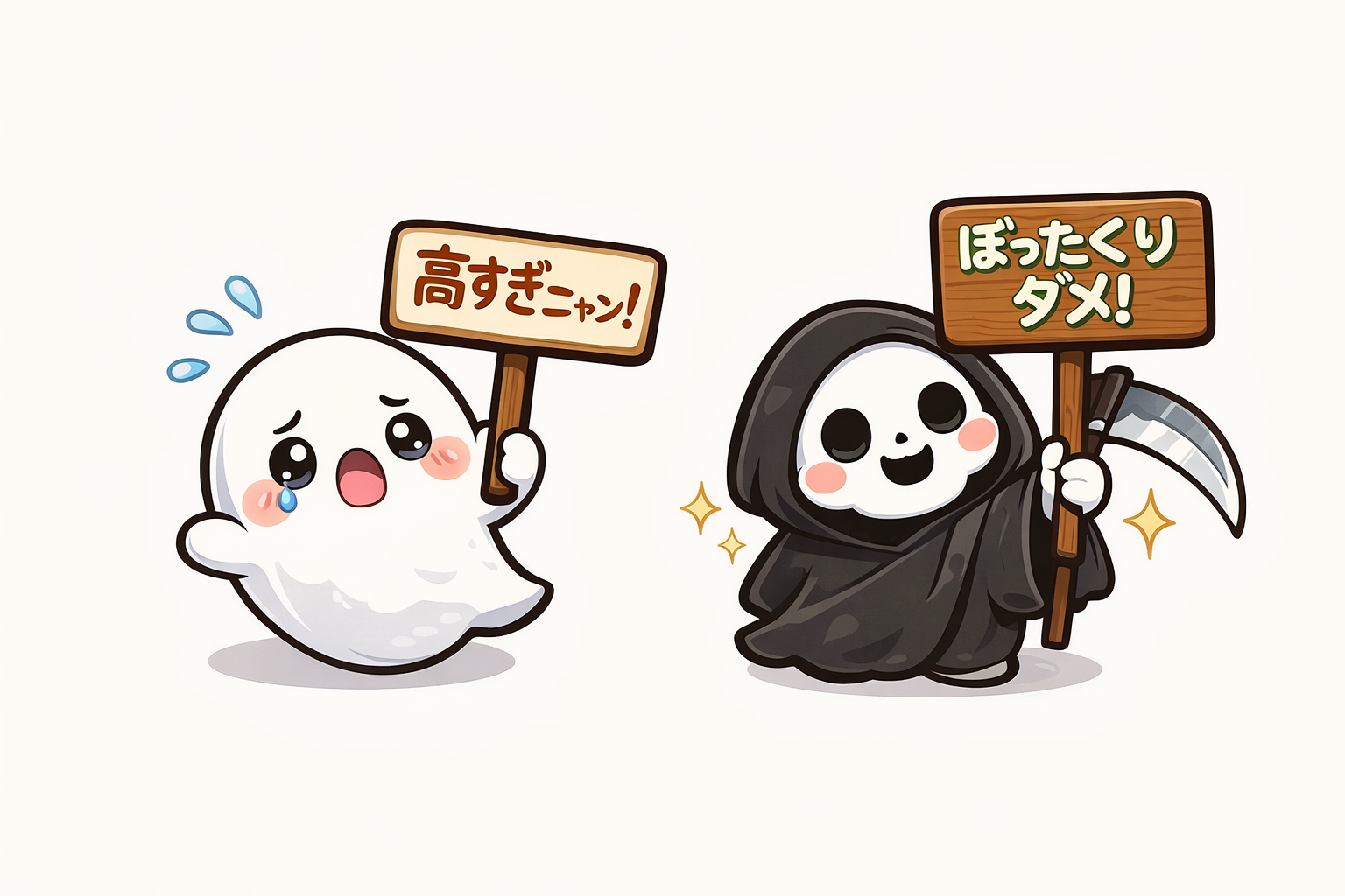 ぼったくり防止のイメージ